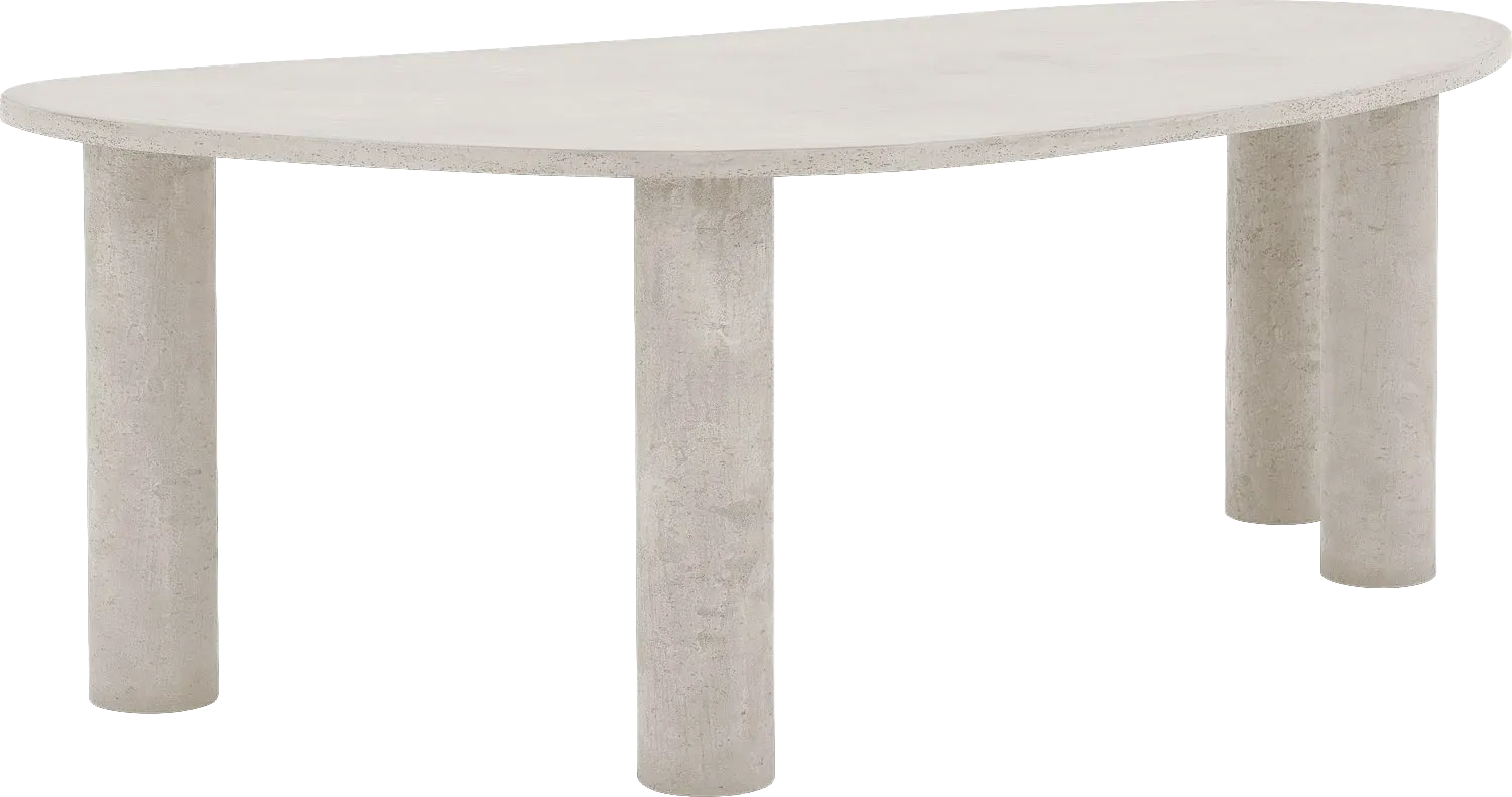 Goossens Stone Eettafel Beton Grijs - 8231897-goossens-stone-eettafel-beton-grijs-01