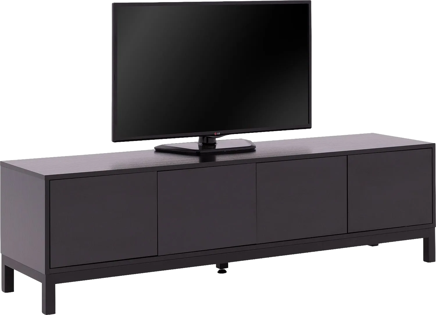 Goossens Valencia Tv Meubel Melamine Zwart - 8243926-goossens-valencia-tv-meubel-melamine-zwart-05