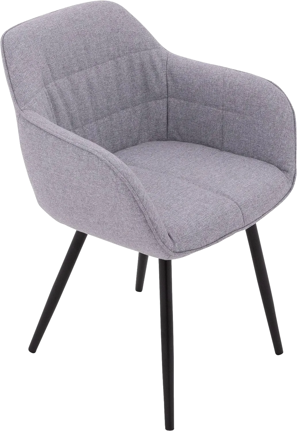Goossens Basic Lize Eetkamerstoel Stof Grijs - 8235237-goossens-basic-lize-eetkamerstoel-stof-grijs-05