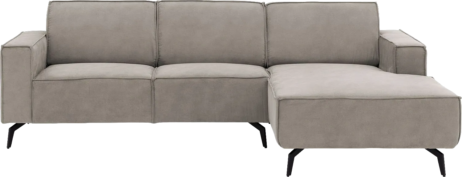 Goossens Hercules Bank Microvezel Grijs - 8235088-goossens-hercules-bank-microvezel-grijs-01