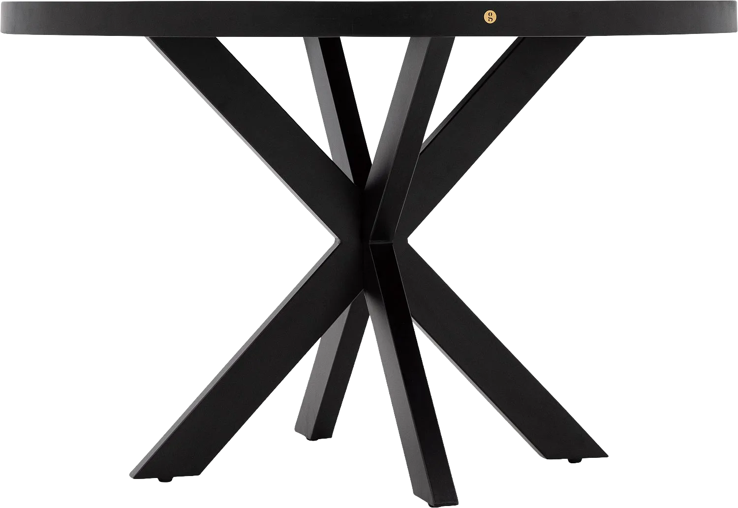 Goossens Basic Lecce Eettafel Mango Zwart - 8243818-goossens-basic-lecce-eettafel-mango-zwart-04