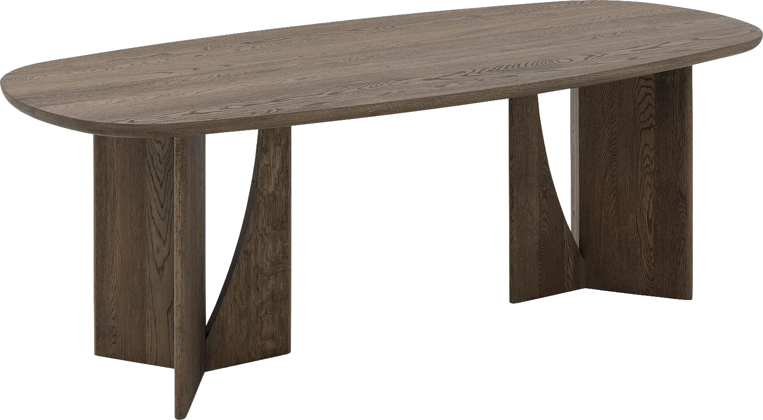 Goossens Slim Eettafel Eiken Bruin - 8252123-goossens-slim-eettafel-eiken-bruin-01