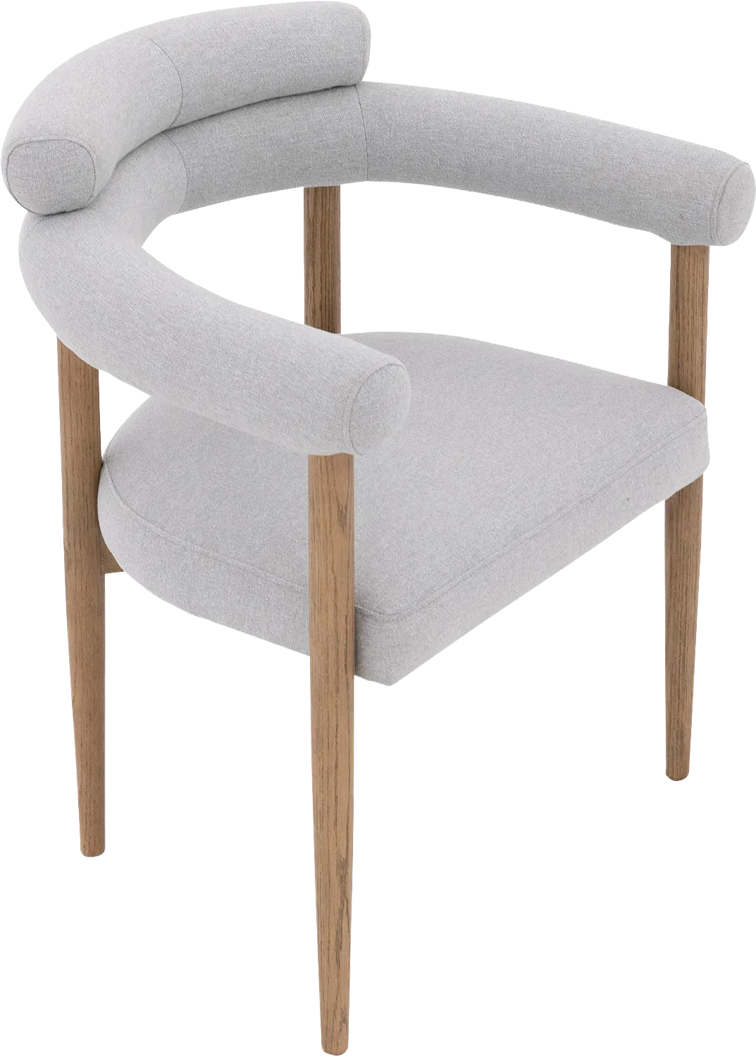 Goossens Excellent Splinter Eetkamerstoel Stof Grijs - 8235284-goossens-excellent-splinter-eetkamerstoel-stof-grijs-05