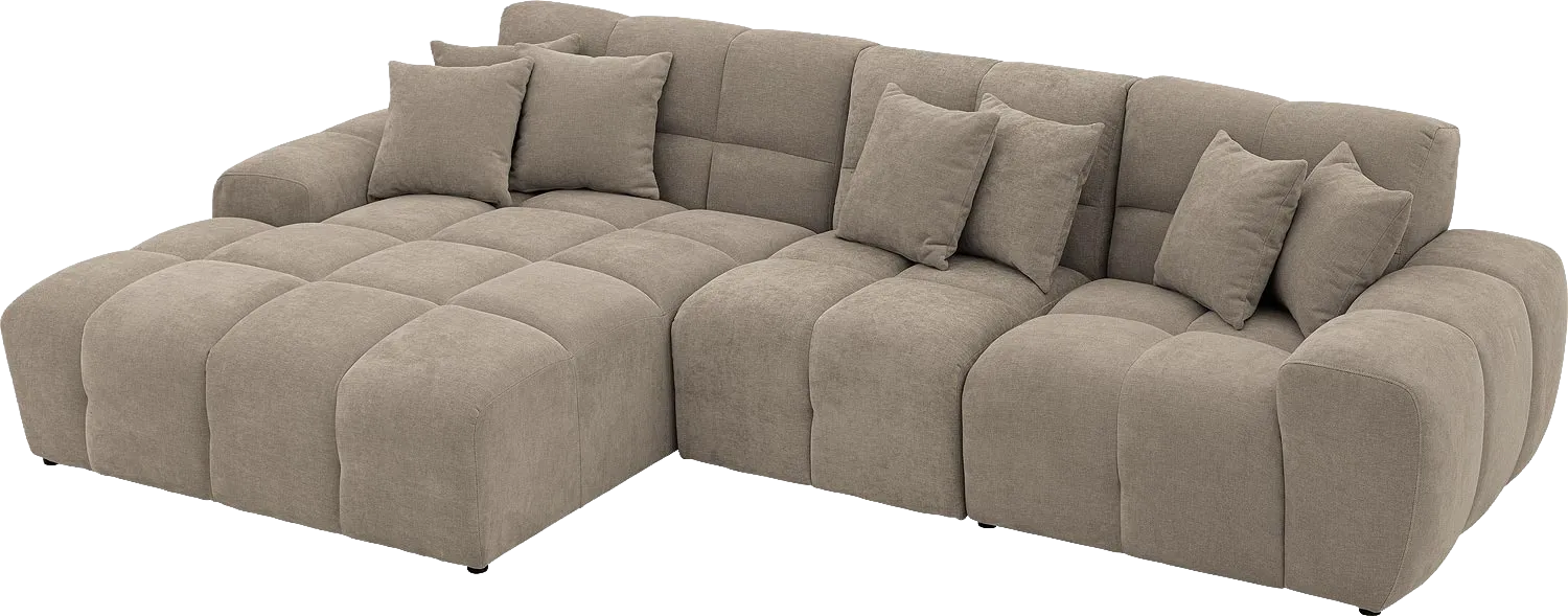 Goossens Excellent Kubus Bank Stof Bruin - 8252714-goossens-excellent-kubus-bank-stof-bruin-04