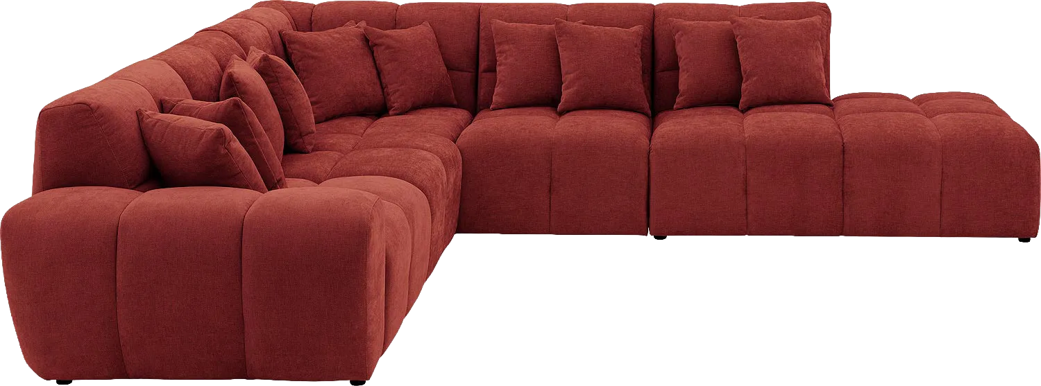 Goossens Excellent Kubus Bank Stof Rood - 8252747-goossens-excellent-kubus-bank-stof-rood-03