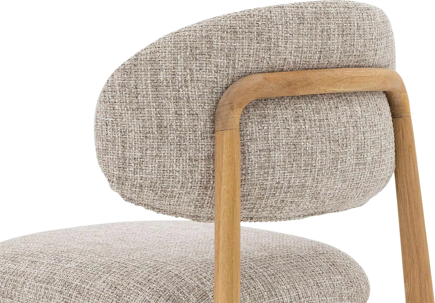 Goossens Bessy Eetkamerstoel Stof Beige - 8260297-goossens-bessy-eetkamerstoel-stof-beige-08