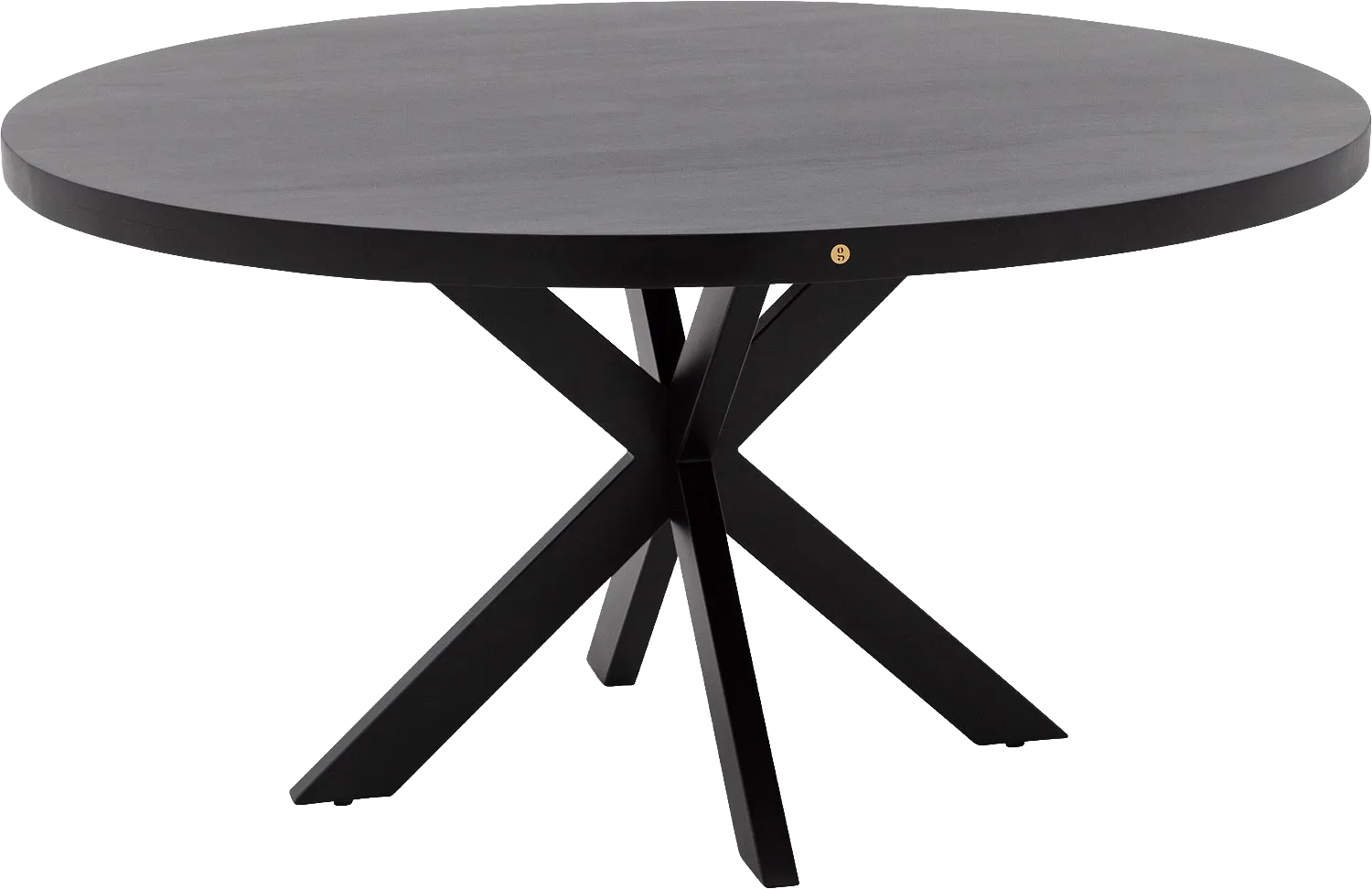 Goossens Basic Lecce Eettafel Mango Zwart - 8243827-goossens-basic-lecce-eettafel-mango-zwart-01