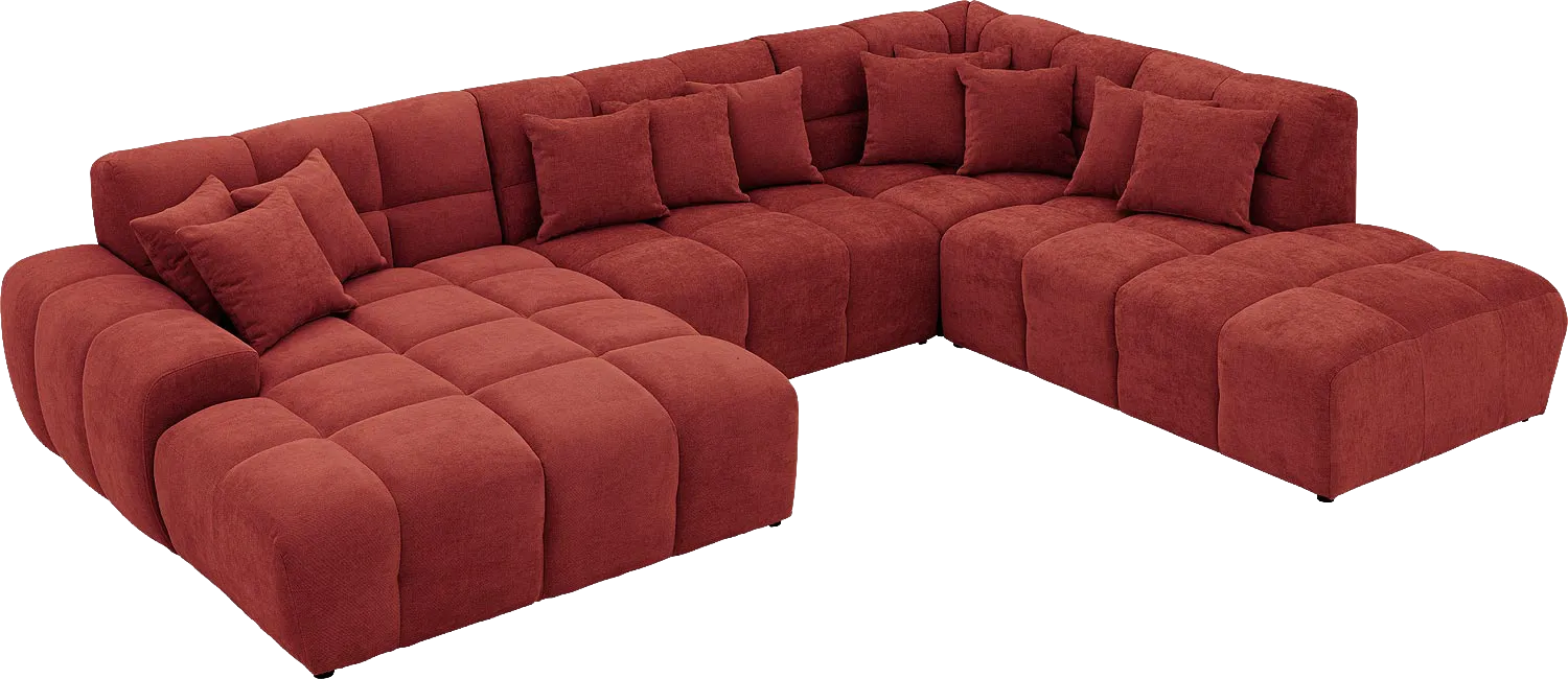 Goossens Excellent Kubus Bank Stof Rood - 8252887-goossens-excellent-kubus-bank-stof-rood-06