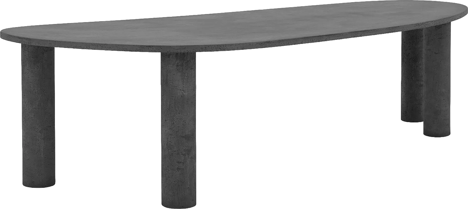 Goossens Stone Eettafel Beton Grijs - 8231910-goossens-stone-eettafel-beton-grijs-01