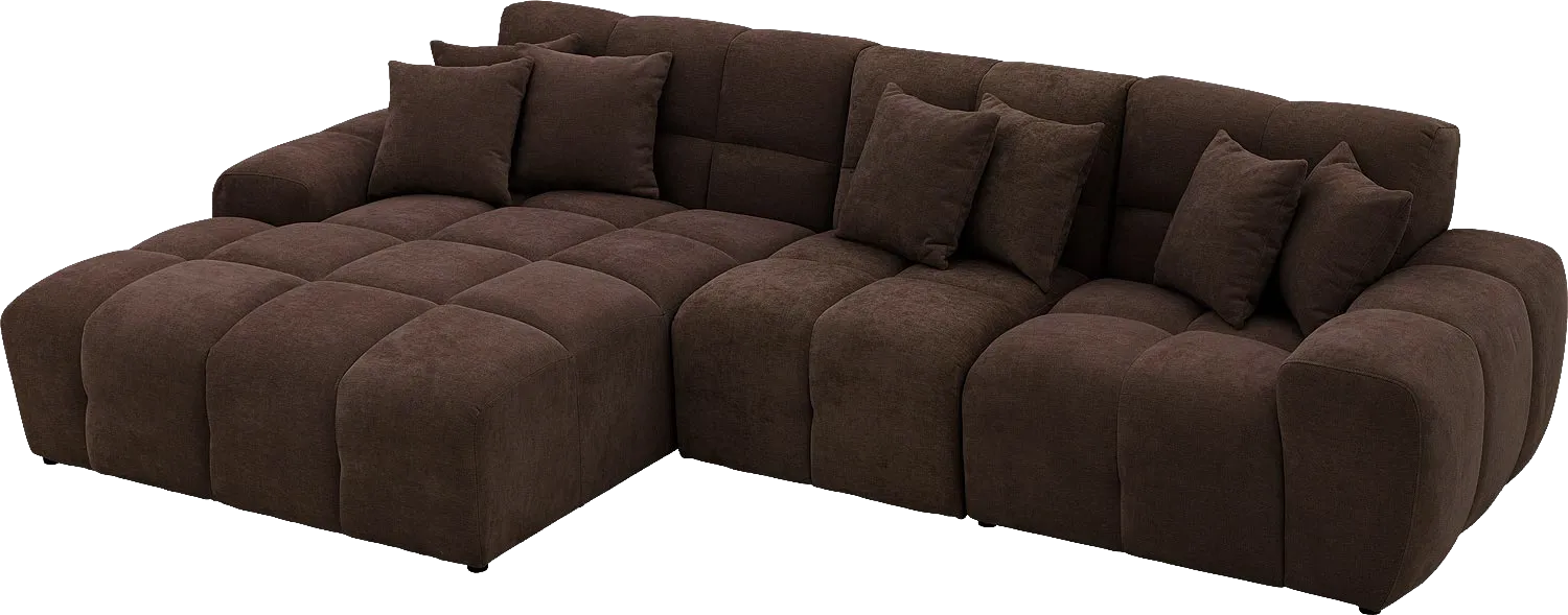 Goossens Excellent Kubus Bank Stof Bruin - 8252711-goossens-excellent-kubus-bank-stof-bruin-04