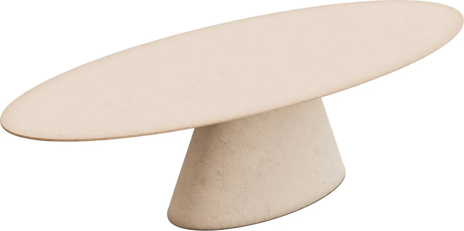 Goossens Stone Eettafel Beton Beige - 8252449-goossens-stone-eettafel-beton-beige-02