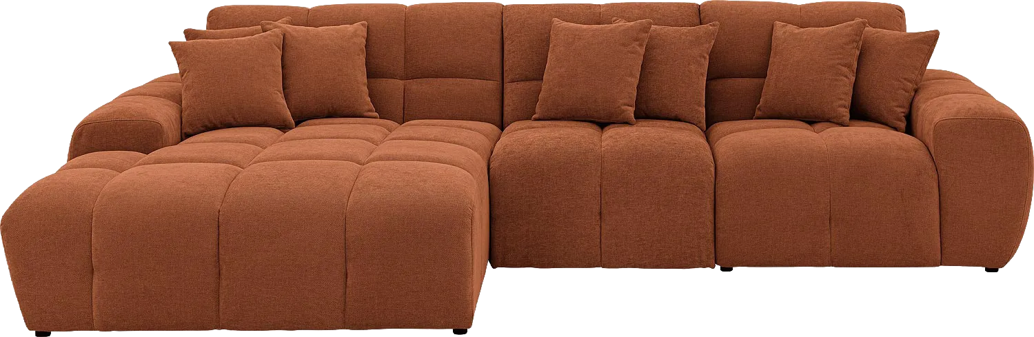 Goossens Excellent Kubus Bank Stof Bruin - 8252709-goossens-excellent-kubus-bank-stof-bruin-01