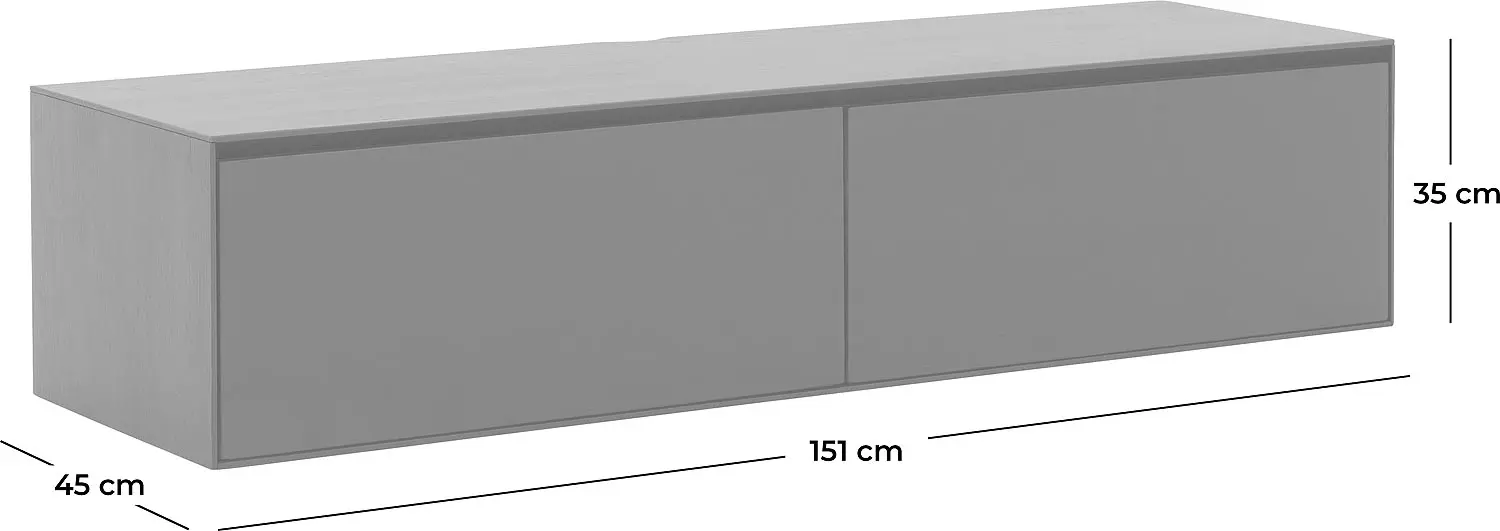 Goossens Vic Tv Meubel Eiken Grijs - 8204318-goossens-vic-tv-meubel-eiken-grijs-50
