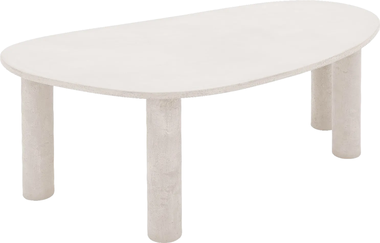 Goossens Stone Eettafel Beton Wit - 8231889-goossens-stone-eettafel-beton-wit-02