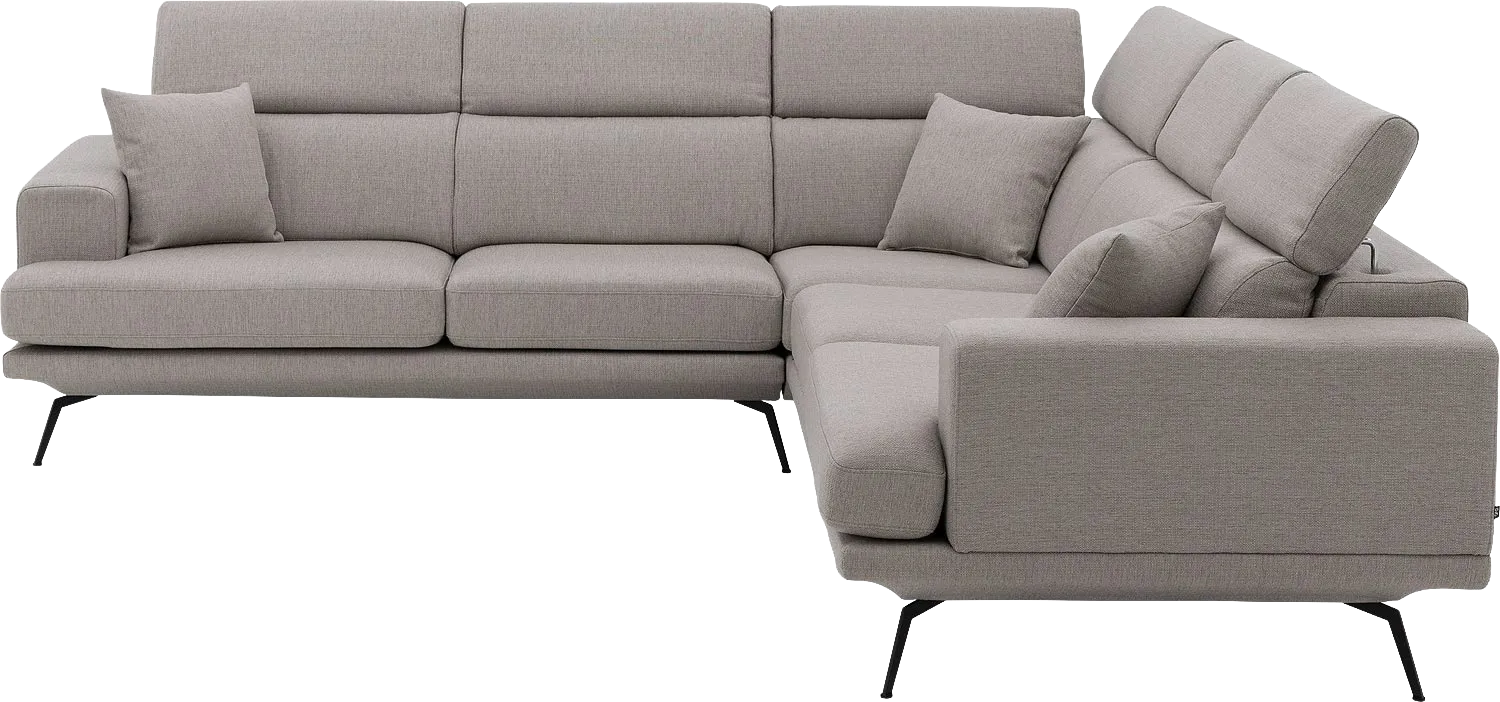 Goossens Viggo Bank Stof Grijs - 8251361-goossens-viggo-bank-stof-grijs-01