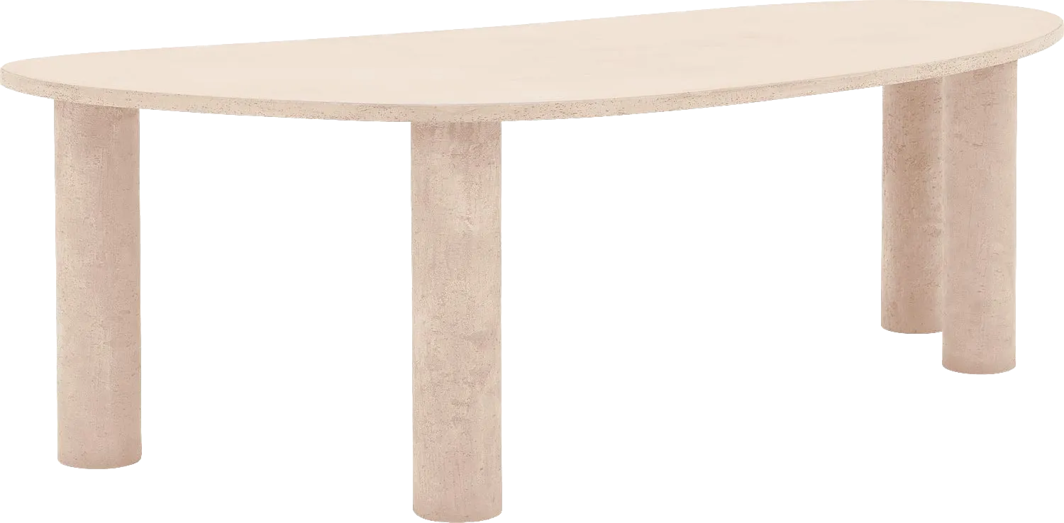 Goossens Stone Eettafel Beton Grijs - 8231914-goossens-stone-eettafel-beton-grijs-01