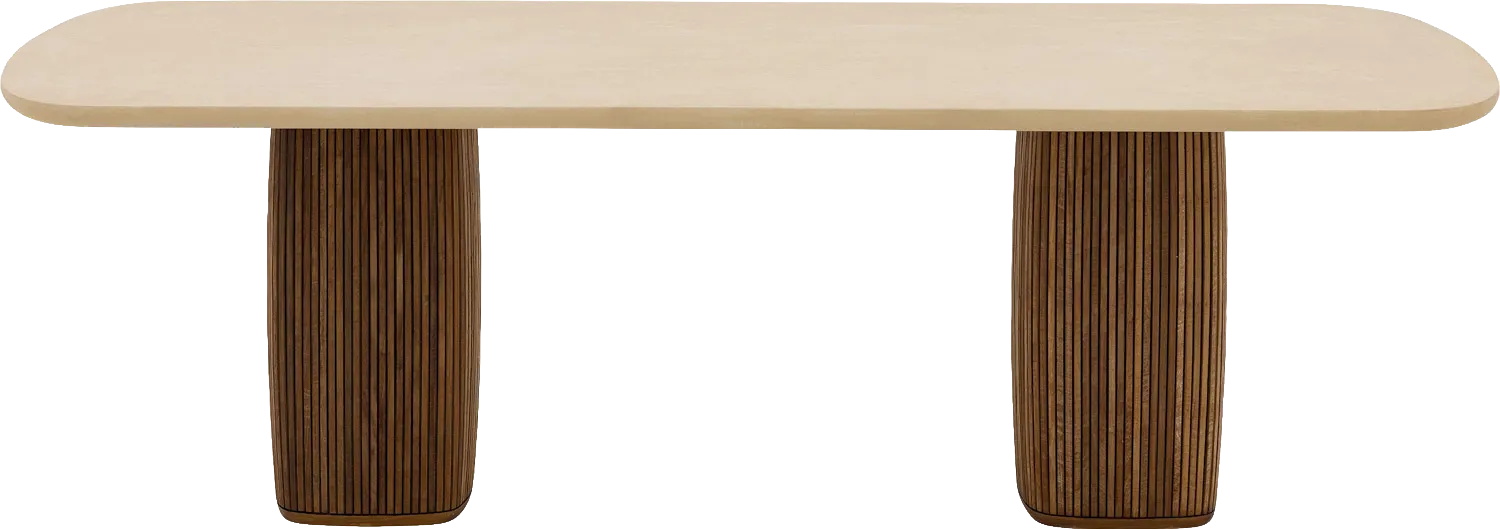 Goossens Nova Eettafel Mortex Beige - 8260026-goossens-nova-eettafel-mortex-beige-11