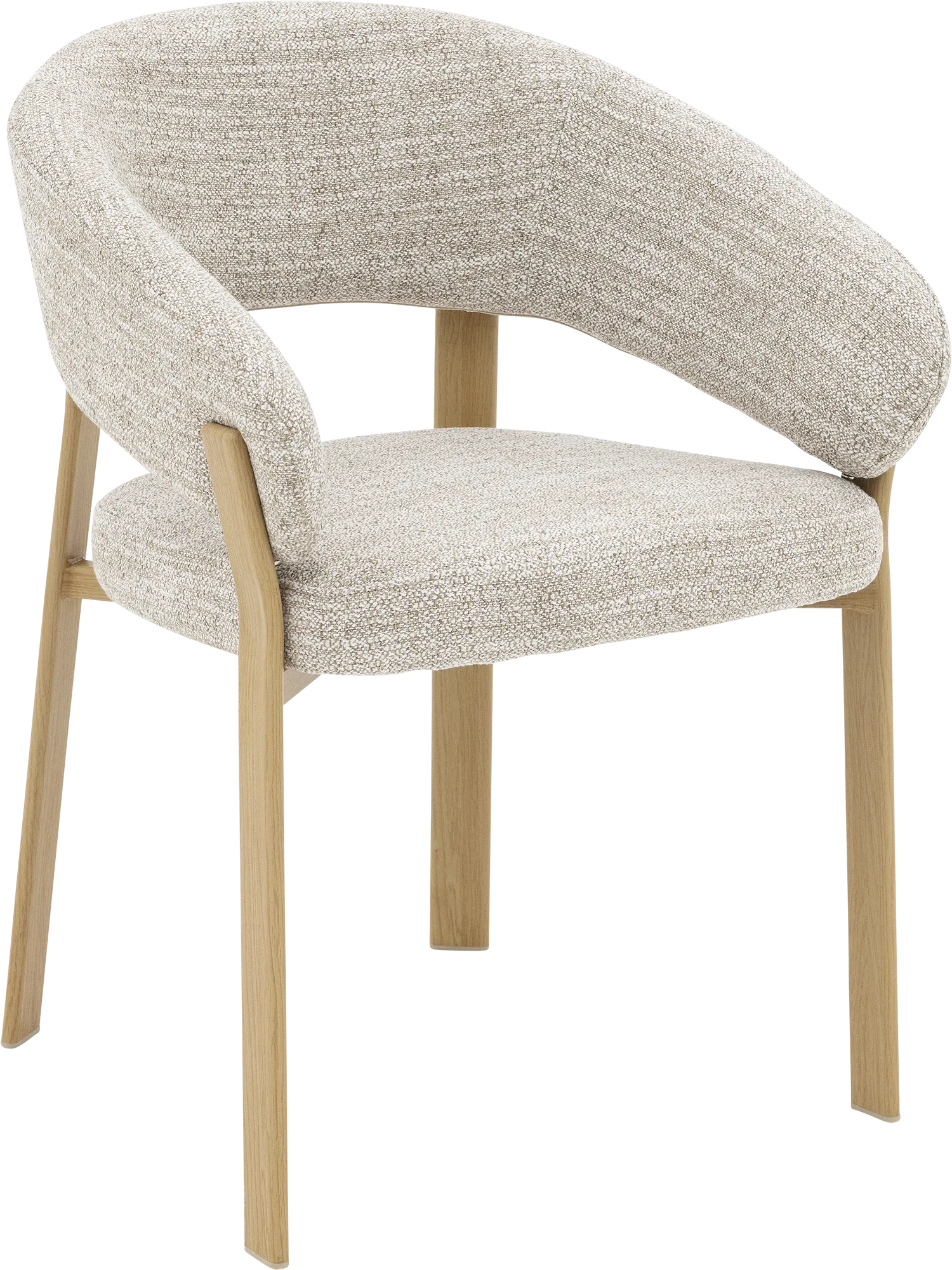 Goossens Basic Linde Eetkamerstoel Stof Beige - 8260445-goossens-basic-linde-eetkamerstoel-stof-beige-15