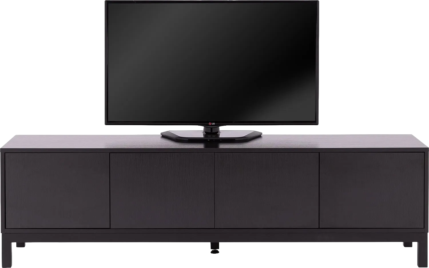 Goossens Valencia Tv Meubel Melamine Zwart - 8243926-goossens-valencia-tv-meubel-melamine-zwart-02