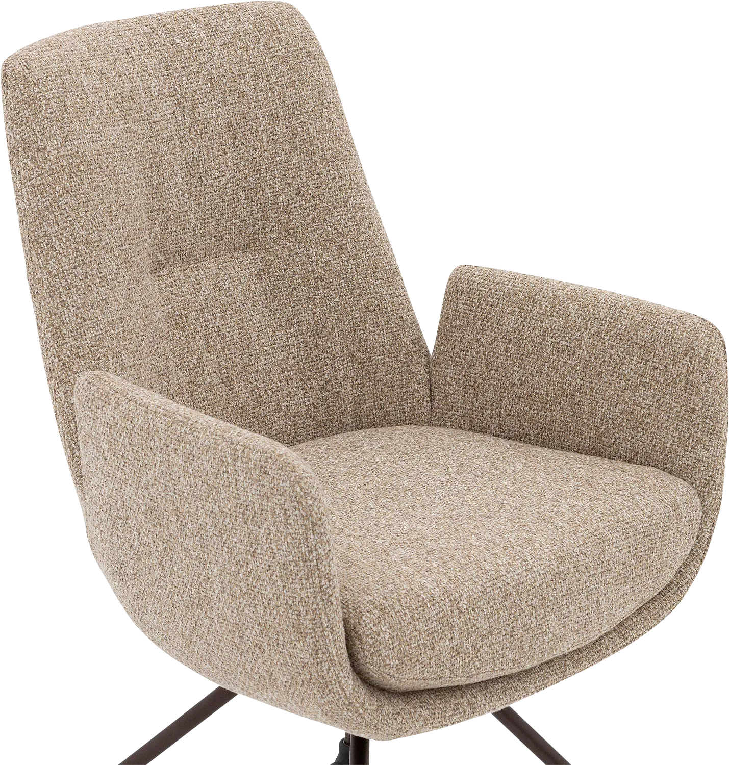 Goossens Excellent Mabach Eetkamerstoel Stof Bruin - 8260114-goossens-excellent-mabach-eetkamerstoel-stof-bruin-06