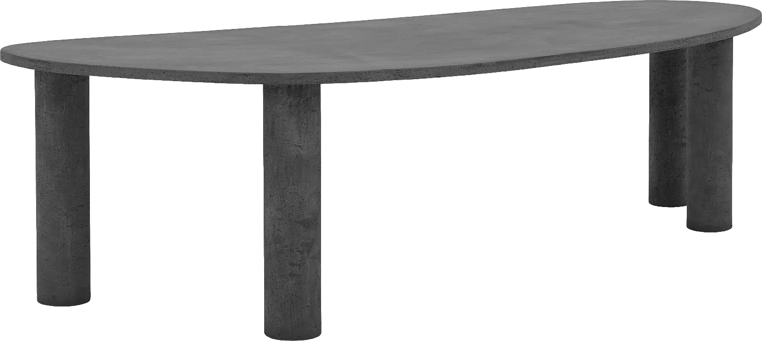 Goossens Stone Eettafel Beton Grijs - 8231909-goossens-stone-eettafel-beton-grijs-01