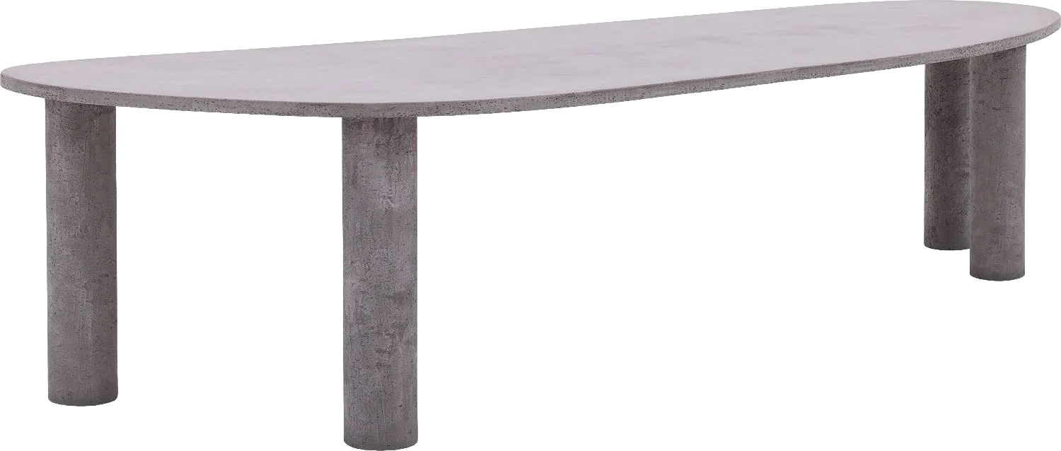 Goossens Stone Eettafel Beton Grijs - 8231888-goossens-stone-eettafel-beton-grijs-01