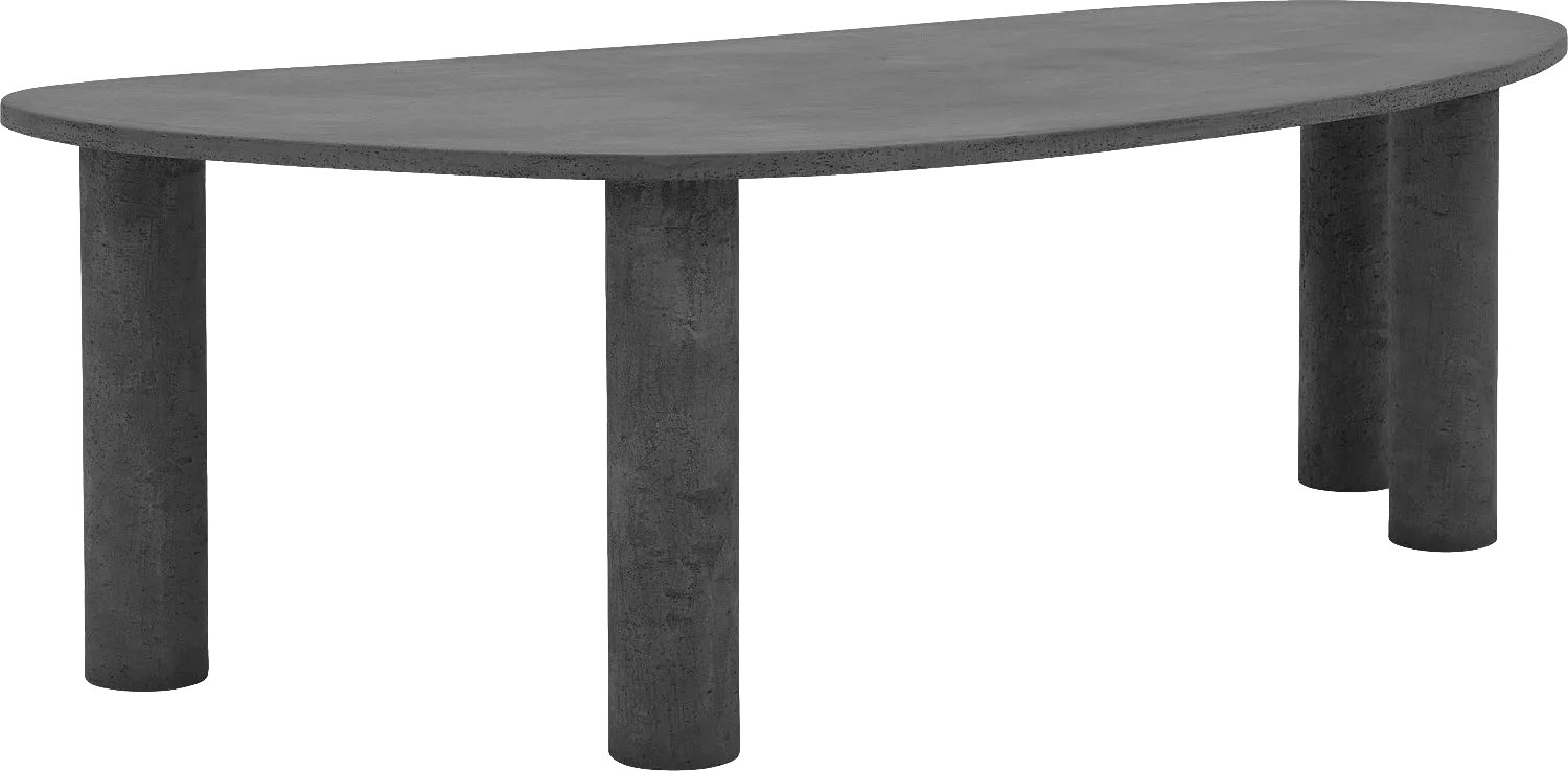 Goossens Stone Eettafel Beton Grijs - 8231906-goossens-stone-eettafel-beton-grijs-01