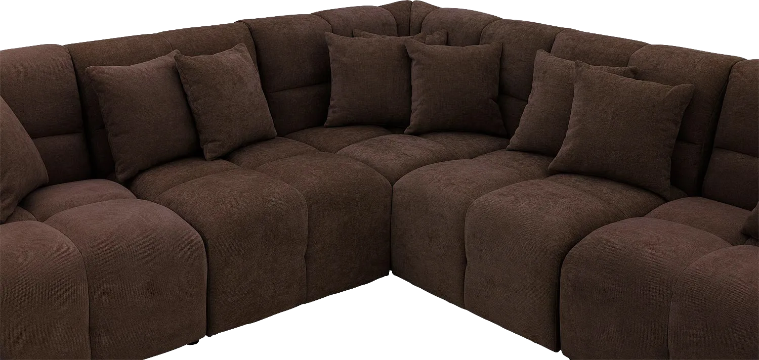 Goossens Excellent Kubus Bank Stof Bruin - 8252775-goossens-excellent-kubus-bank-stof-bruin-05