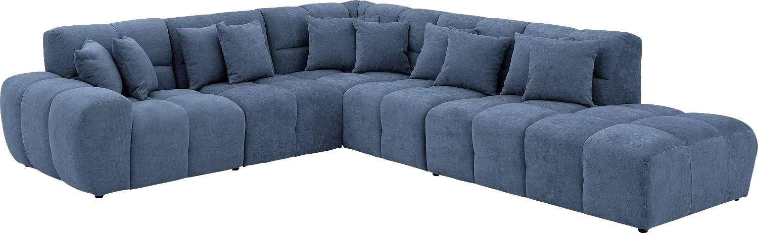 Goossens Excellent Kubus Bank Stof Blauw - 8252748-goossens-excellent-kubus-bank-stof-blauw-02