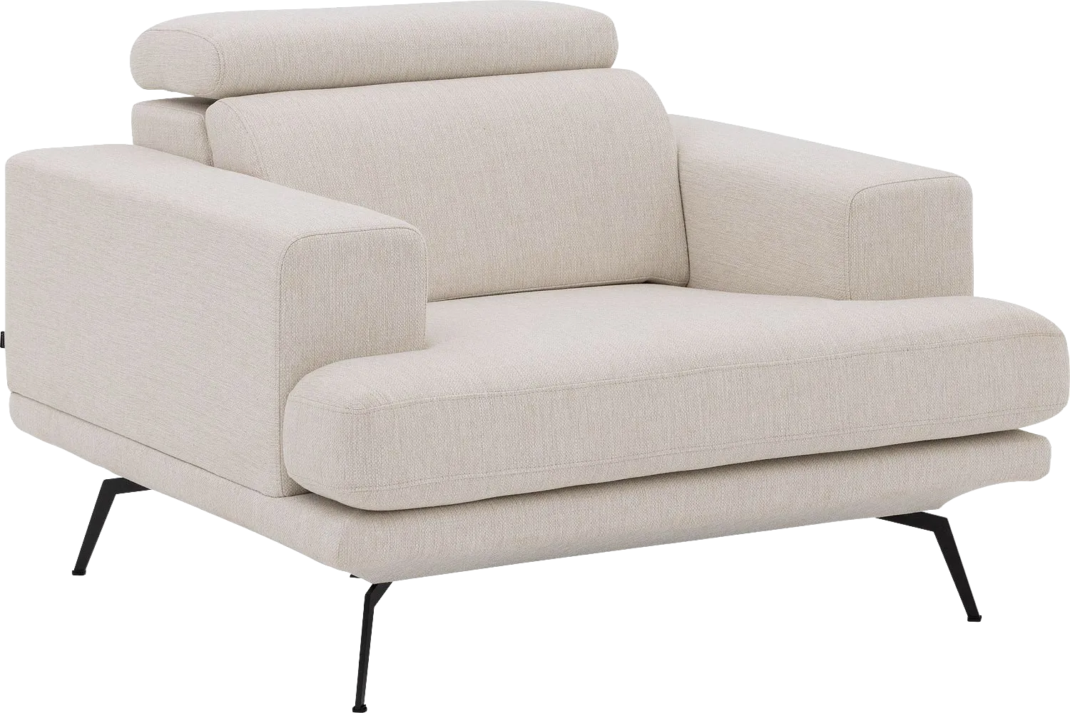 Goossens Viggo Bank Stof Wit - 8251363-goossens-viggo-bank-stof-wit-01