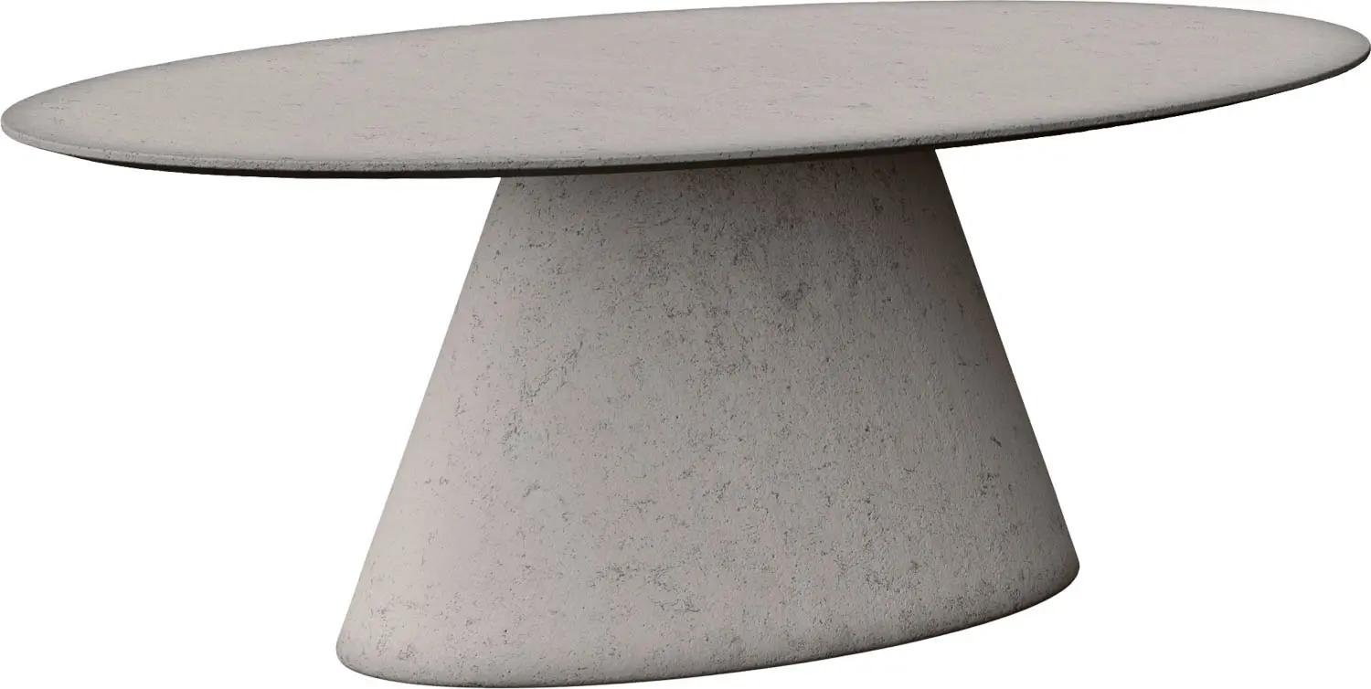 Goossens Stone Eettafel Beton Grijs - 8252413-goossens-stone-eettafel-beton-grijs-01