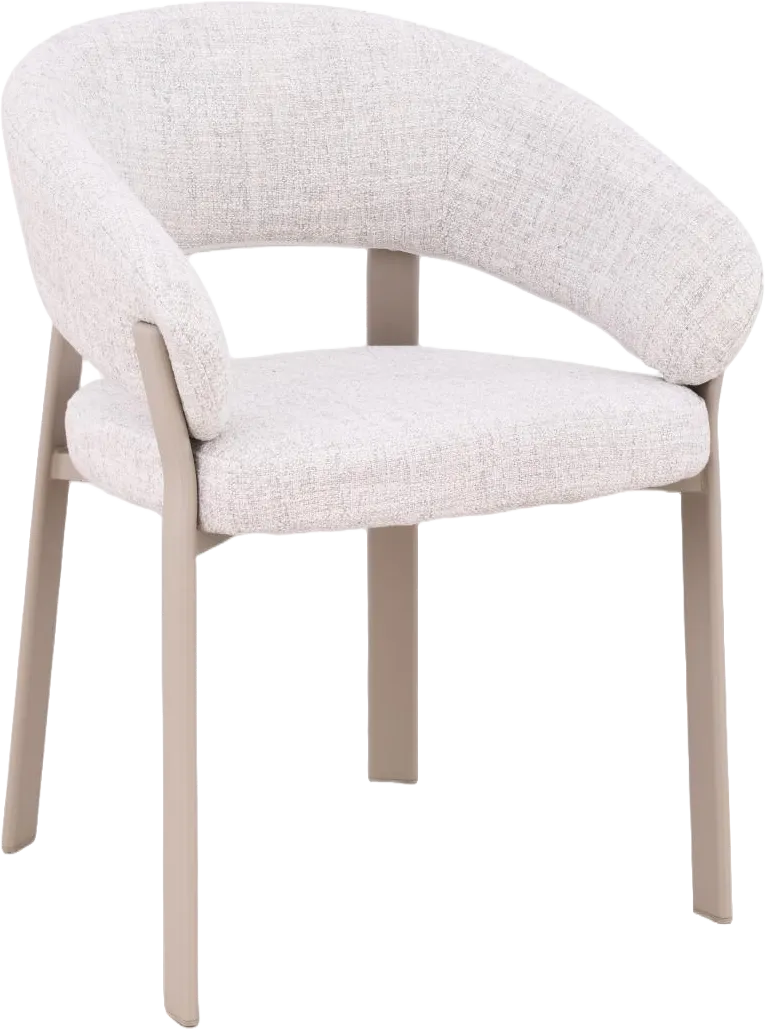 Goossens Basic Linde Eetkamerstoel Stof Beige - 8260447-goossens-basic-linde-eetkamerstoel-stof-beige-01