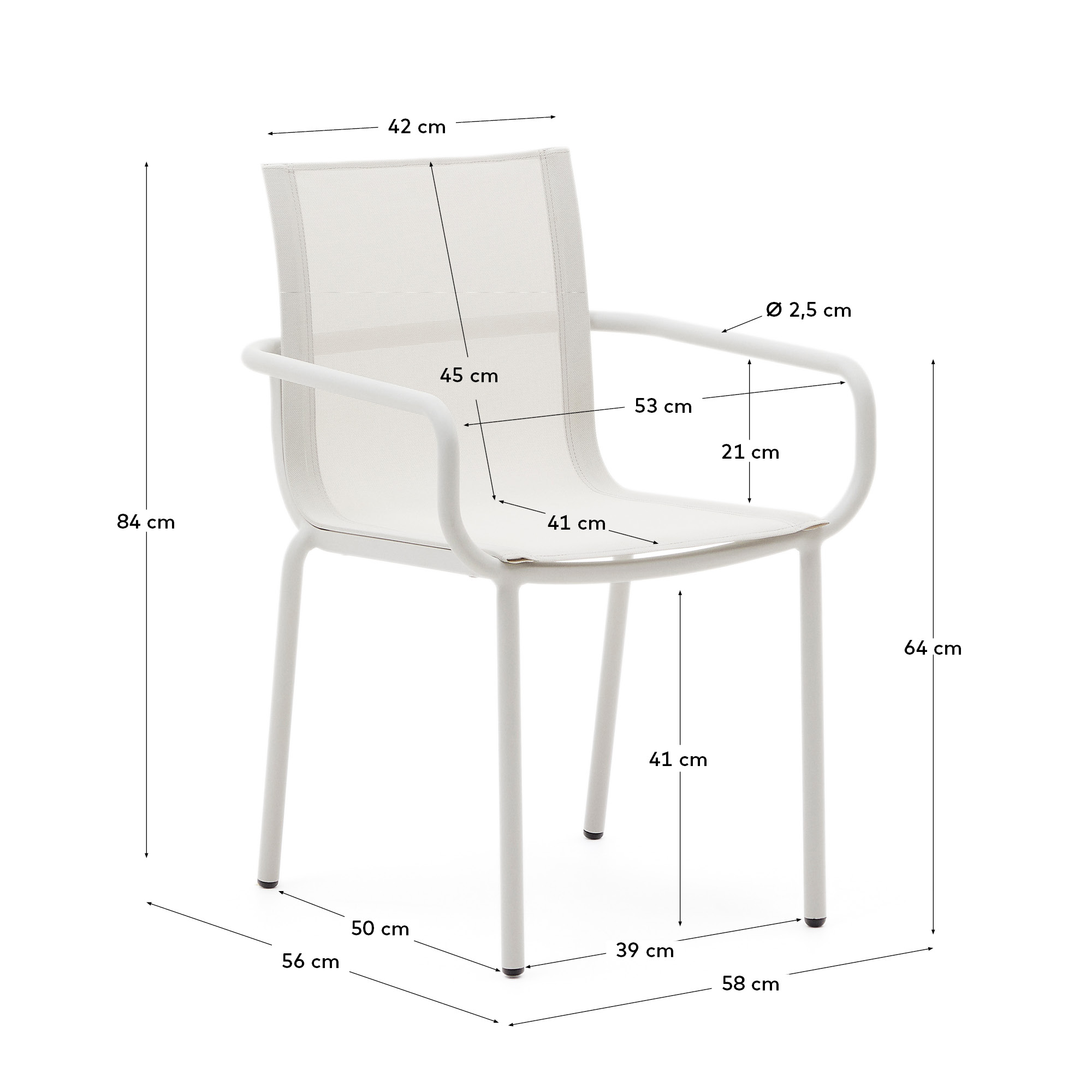 Kave Home Galdana Tuinstoelen Aluminium - 8240169-kave-home-galdana-tuinstoelen-aluminium-07