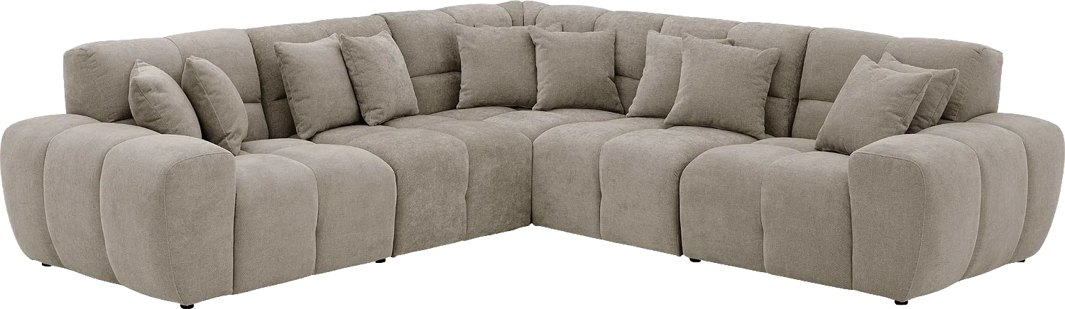Goossens Excellent Kubus Bank Stof Bruin - 8252777-goossens-excellent-kubus-bank-stof-bruin-02