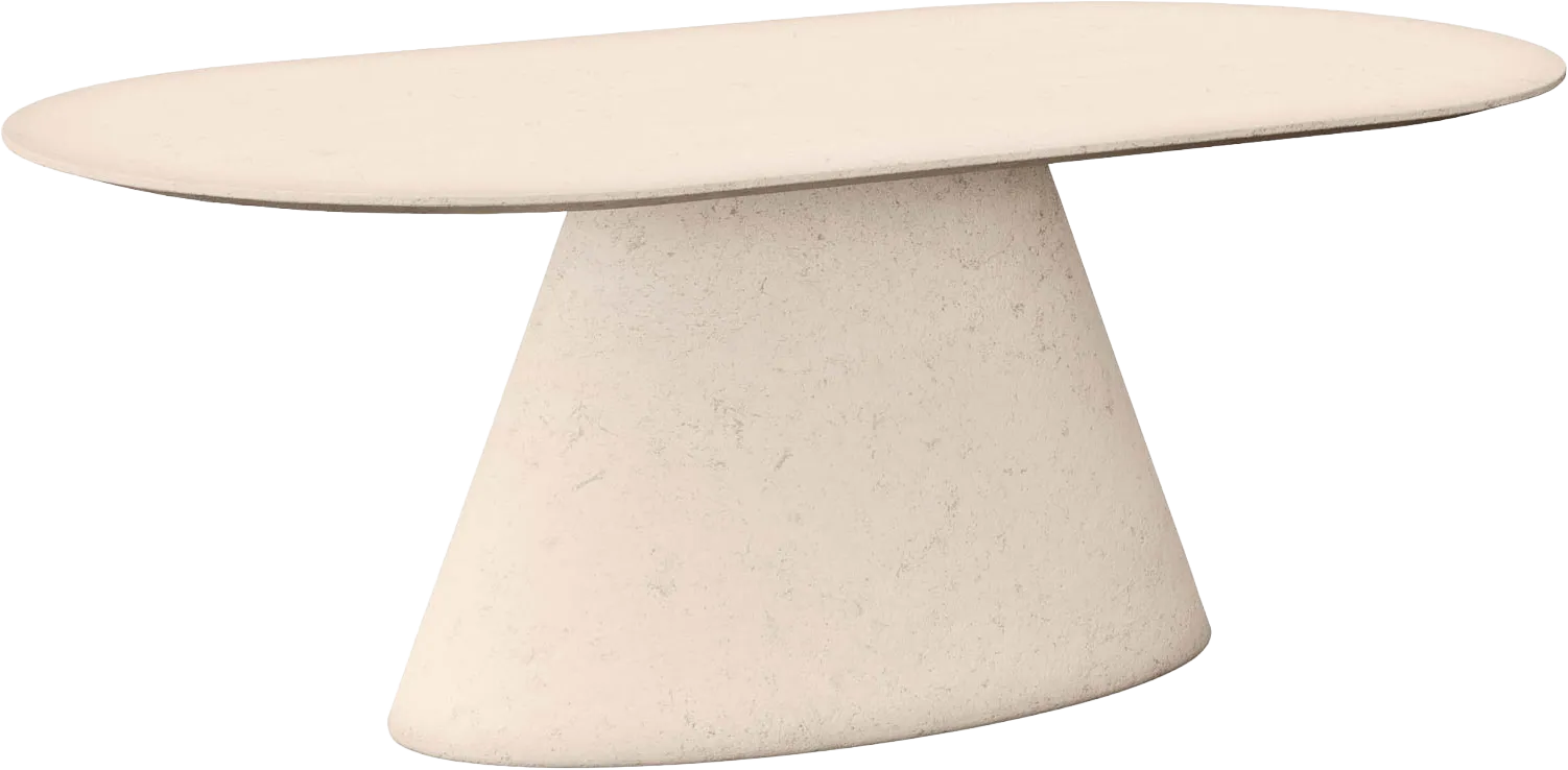 Goossens Stone Eettafel Beton Beige - 8252499-goossens-stone-eettafel-beton-beige-01
