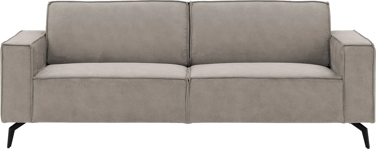 Goossens Hercules Bank Microvezel Grijs - 8235082-goossens-hercules-bank-microvezel-grijs-01