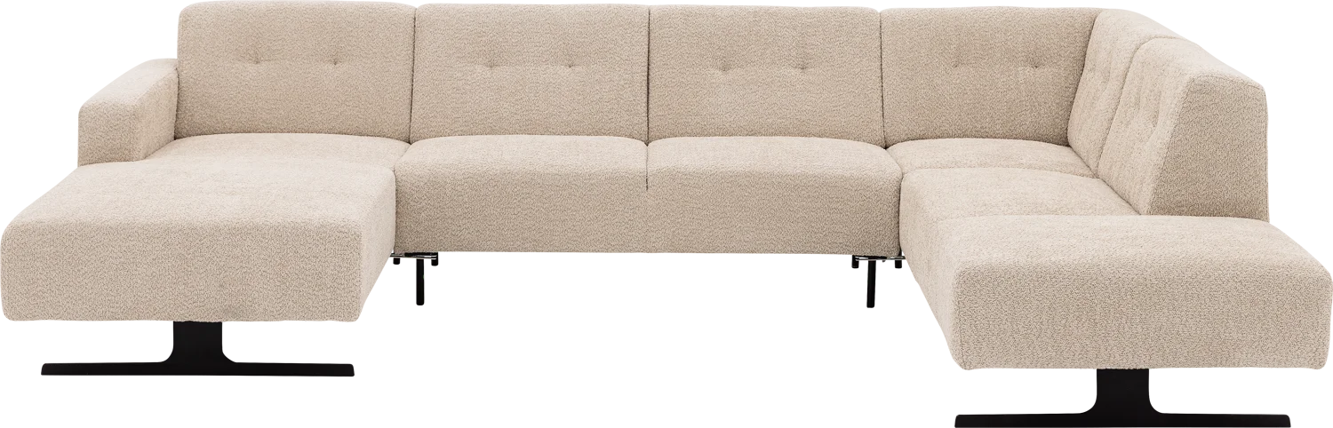 Goossens Ares Bank Stof Beige - 8260600-goossens-ares-bank-stof-beige-01