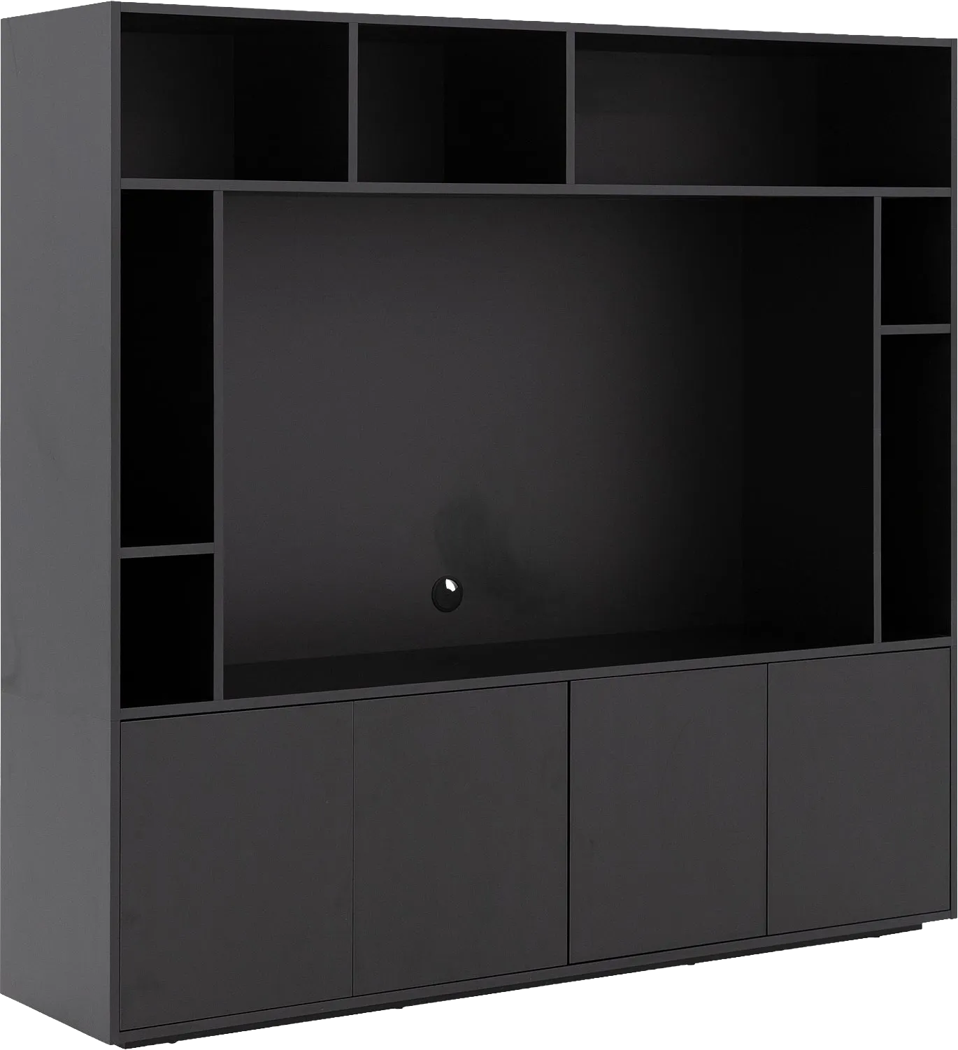 Goossens Basic Madrid Tv Meubel Melamine Zwart - 8251695-goossens-basic-madrid-tv-meubel-melamine-zwart-06