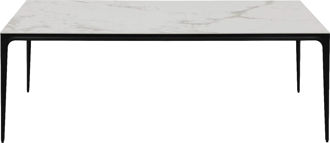 Goossens Mundi Eettafel Keramiek Wit - 8235364-goossens-mundi-eettafel-keramiek-wit-02