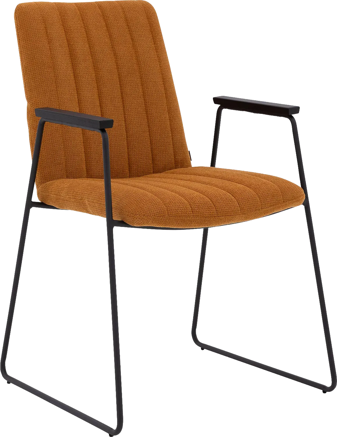 Goossens Manta Eetkamerstoel Stof Geel - 8234767-goossens-manta-eetkamerstoel-stof-geel-01