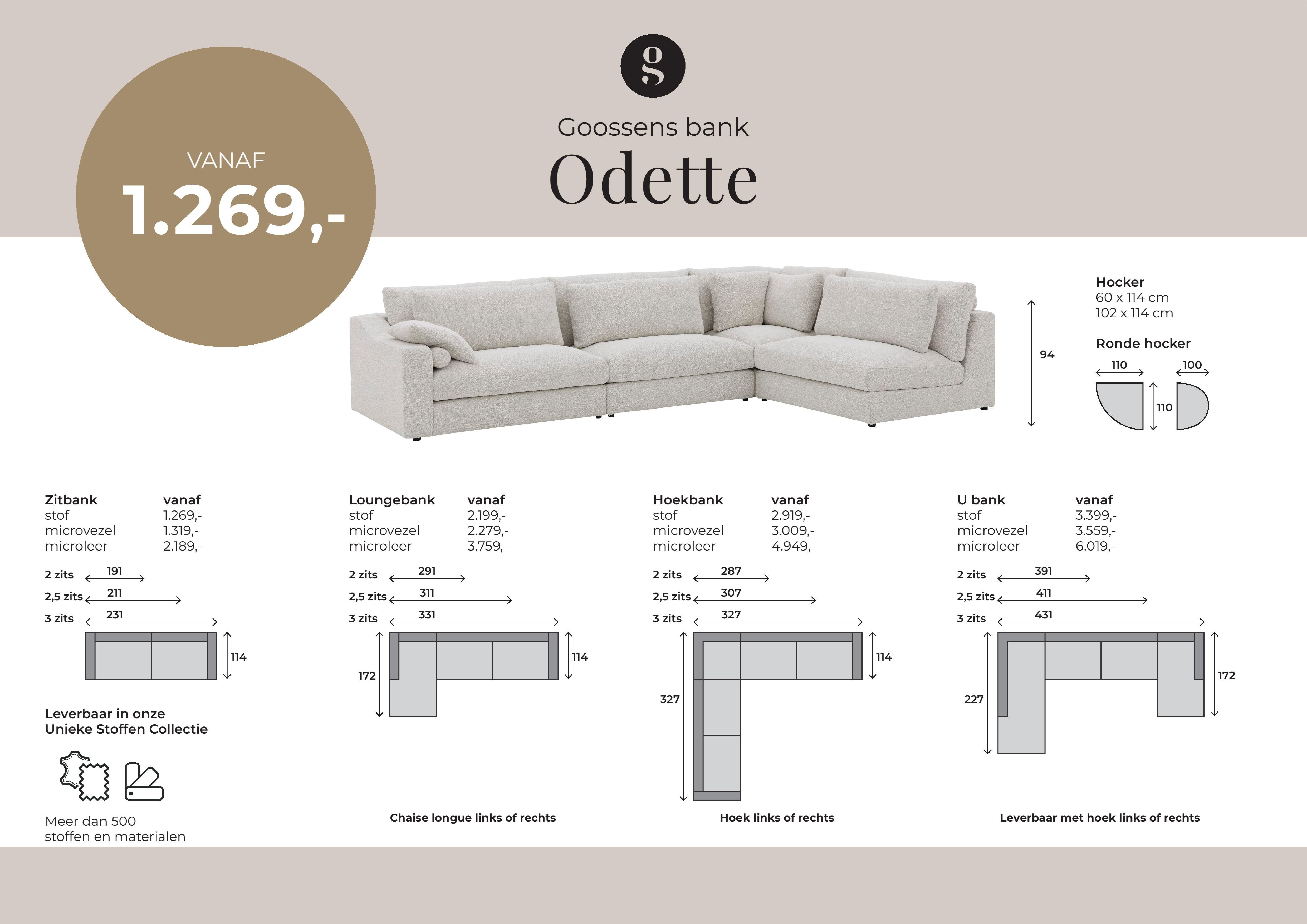Goossens Odette Bank Stof Wit - 8250011-goossens-odette-bank-stof-wit-01
