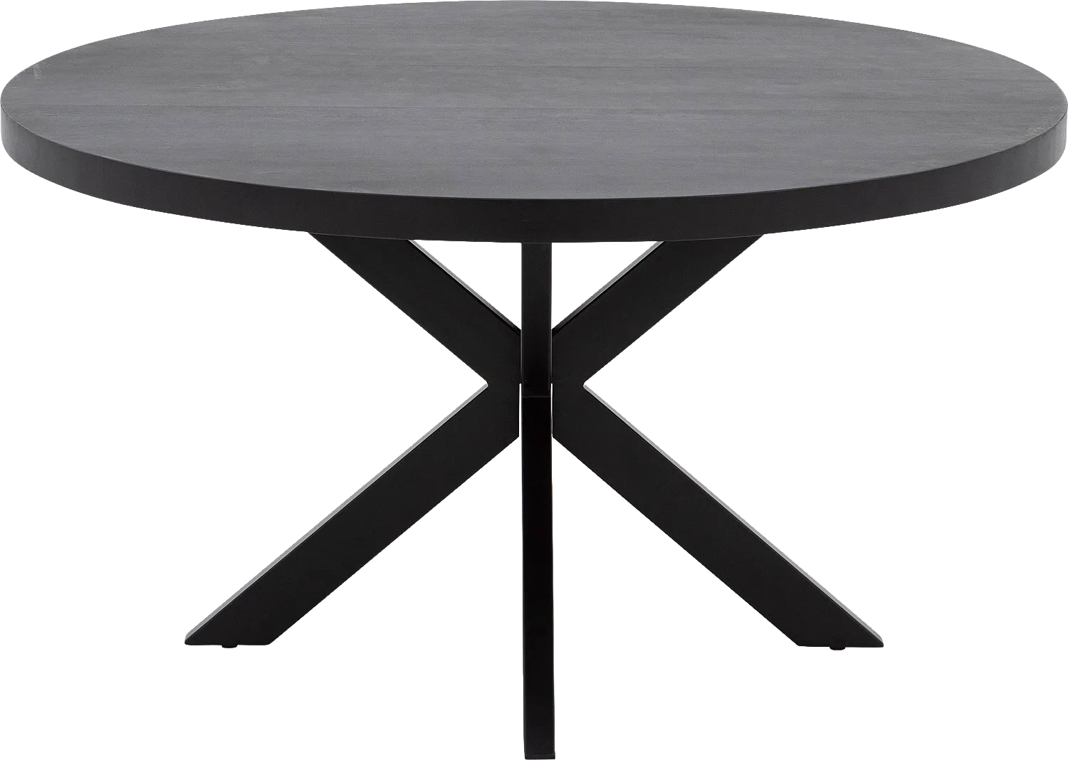 Goossens Basic Lecce Eettafel Mango Zwart - 8252821-goossens-basic-lecce-eettafel-mango-zwart-02