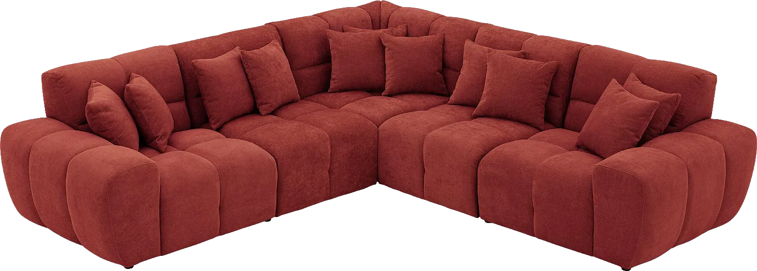 Goossens Excellent Kubus Bank Stof Rood - 8252763-goossens-excellent-kubus-bank-stof-rood-04