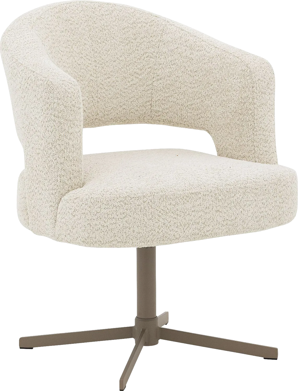 Goossens Excellent Roma Eetkamerstoel Stof Wit - 8253053-goossens-excellent-roma-eetkamerstoel-stof-wit-01