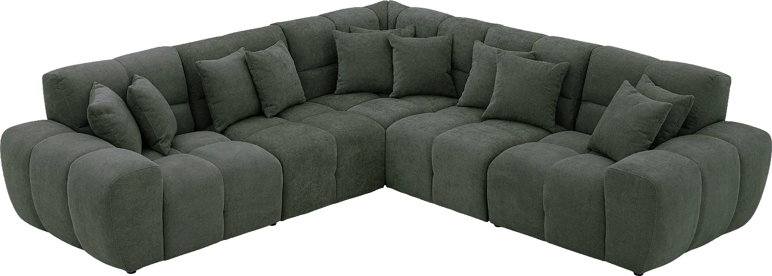 Goossens Excellent Kubus Bank Stof Groen - 8252768-goossens-excellent-kubus-bank-stof-groen-04
