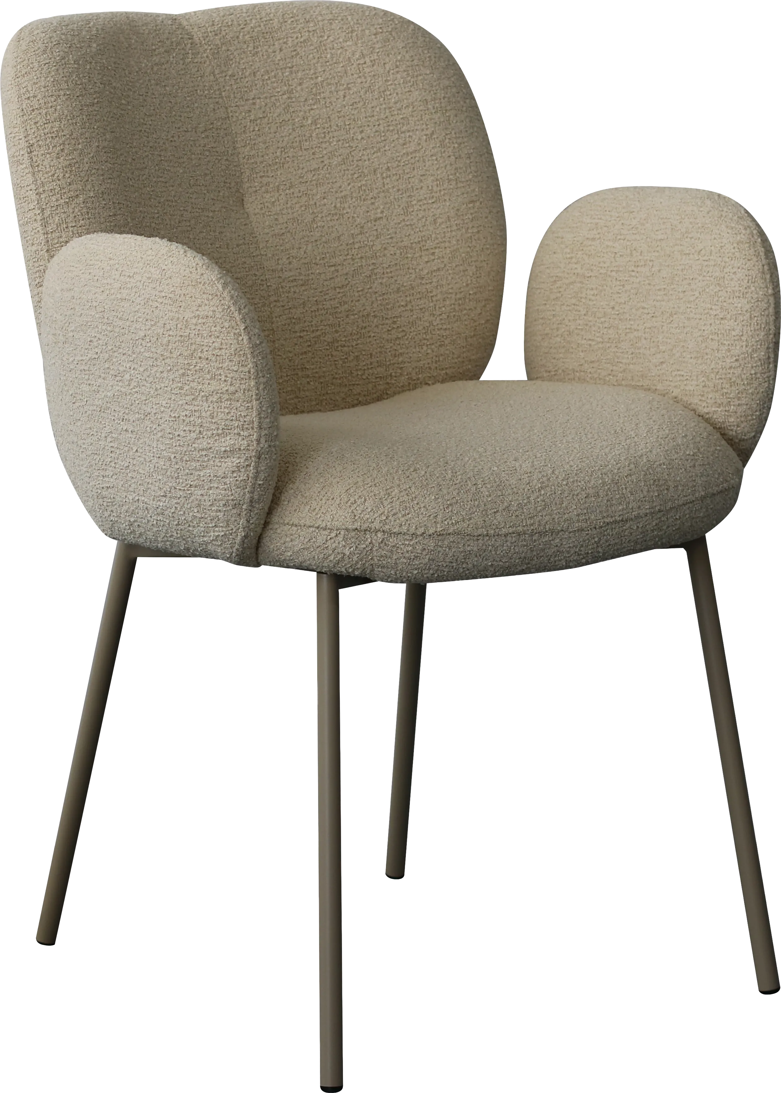 Goossens Basic Eller Eetkamerstoel Stof Beige - 8260662-goossens-basic-eller-eetkamerstoel-stof-beige-01