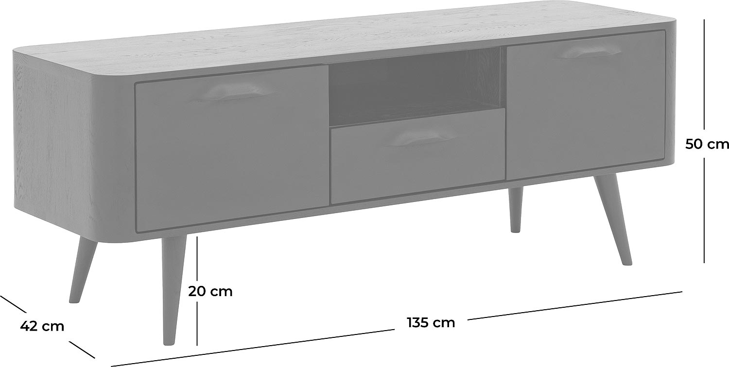 Goossens Bjarte Tv Meubel Eiken Zwart - 8203423-goossens-bjarte-tv-meubel-eiken-zwart-50