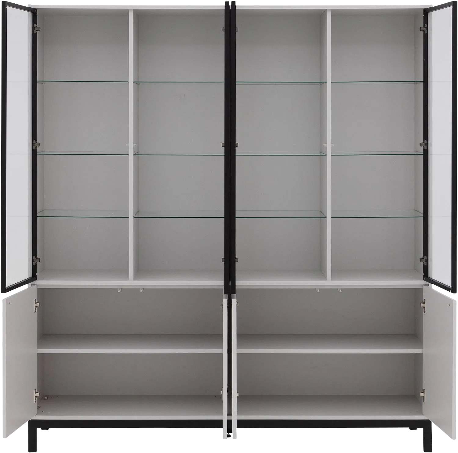 Goossens Valencia Vitrinekast Melamine - 8244534-goossens-valencia-vitrinekast-melamine-03