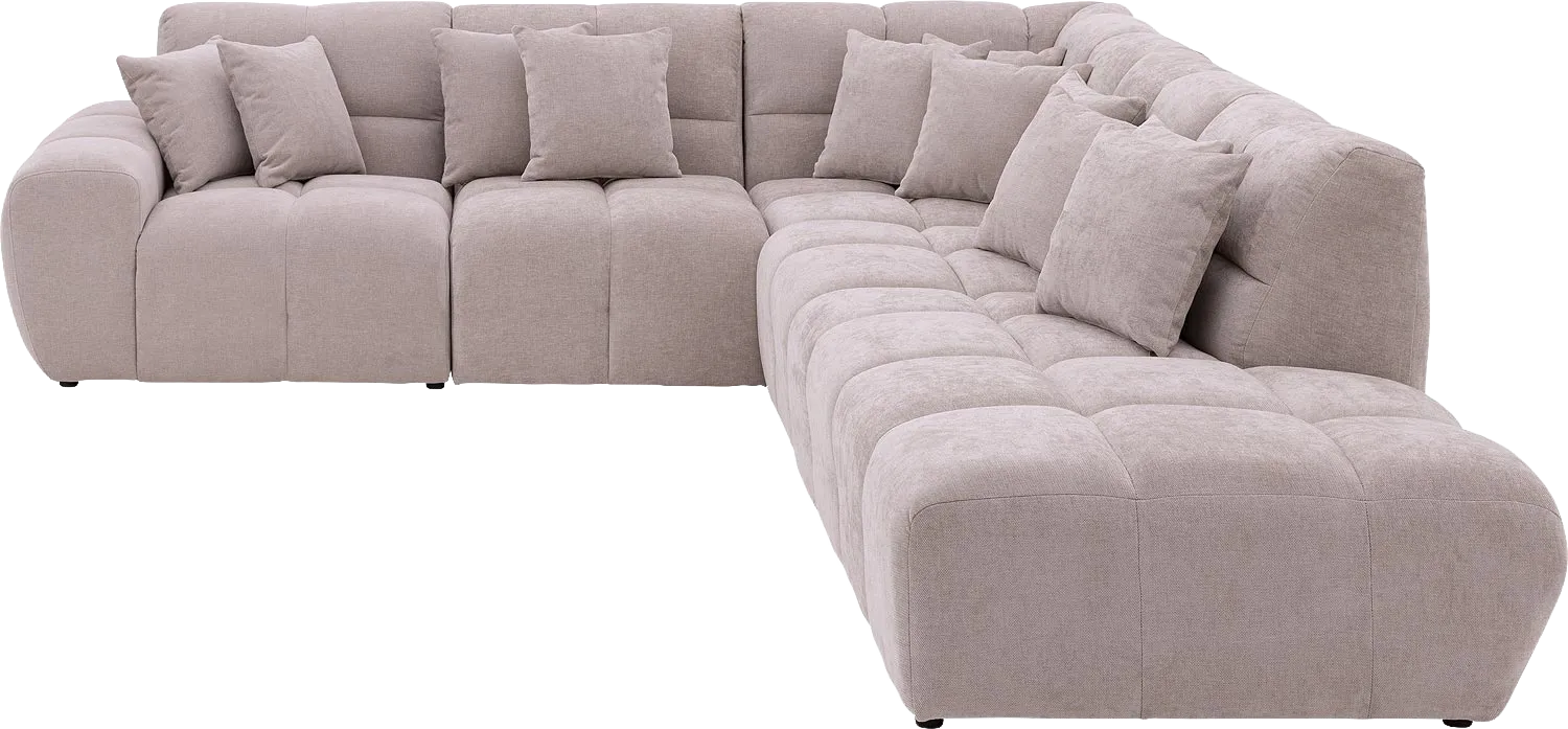 Goossens Excellent Kubus Bank Stof Beige - 8252075-goossens-excellent-kubus-bank-stof-beige-01
