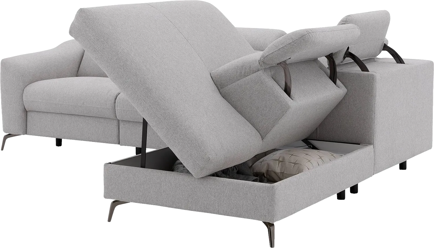 Goossens Excellent Elmer Bank Stof Grijs - 8232562-goossens-excellent-elmer-bank-stof-grijs-11